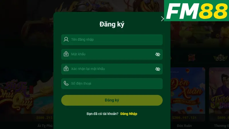 Đăng Ký FM88 - Tìm Hiểu Quy Trình Đăng Ký Tài Khoản Dễ Dàng 2 Quy trình Đăng ký FM88