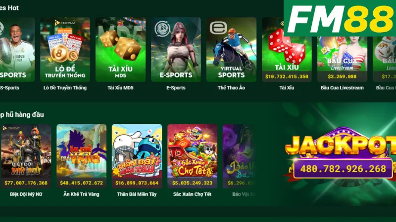 FM88 | Nhà Cái Cá Cược Online | Thể Thao | Casino | Slot Games 3 Các Ưu Điểm Nổi Bật Của FM88